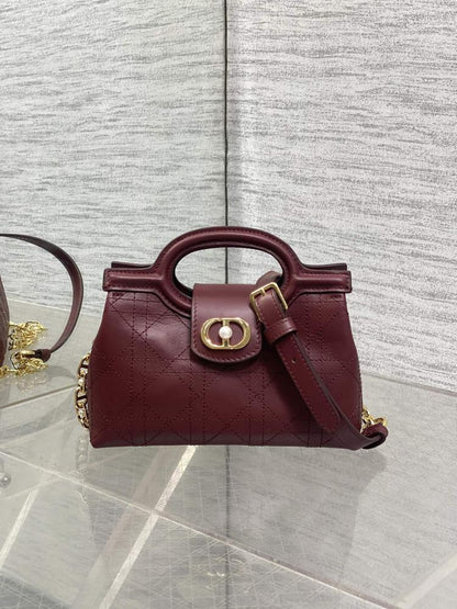 Leather Top Handle Bag