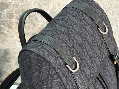 Modern Black Printed Leather Top Handle Bag – Special Edition