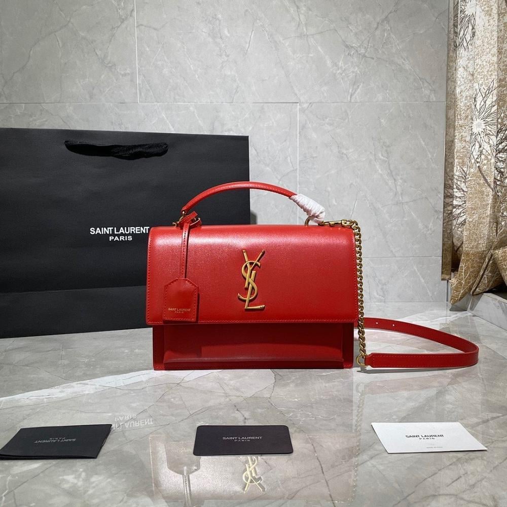 Stylish Refined Leather Crossbody Bag