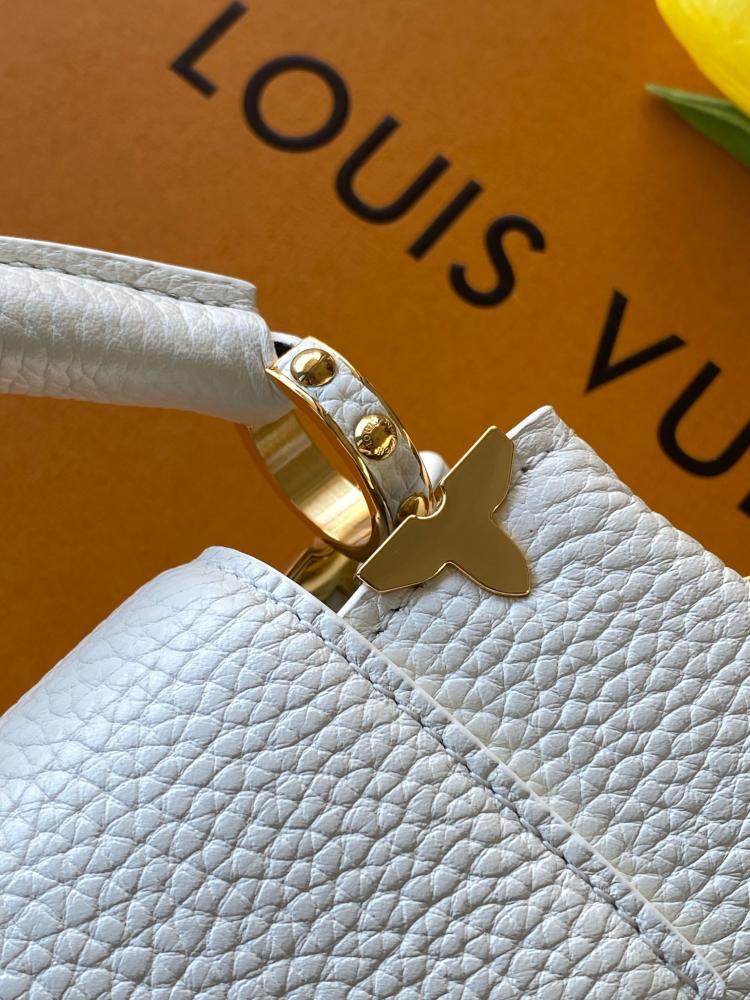 Gold Top Handle Bag