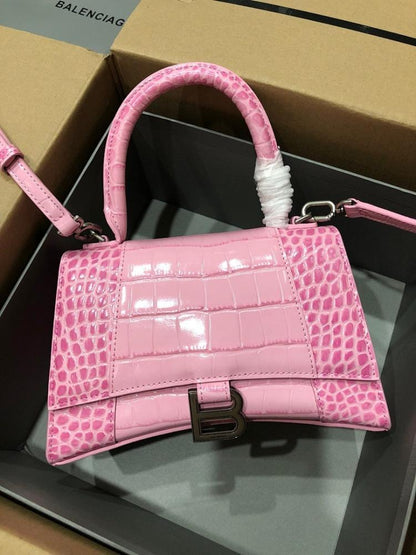 Luxury Refined Leather Top Handle Bag