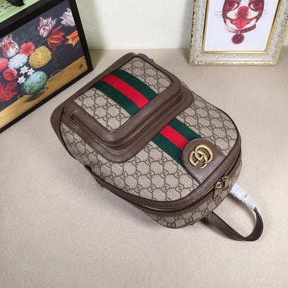 Ophidia Red Leather Bag