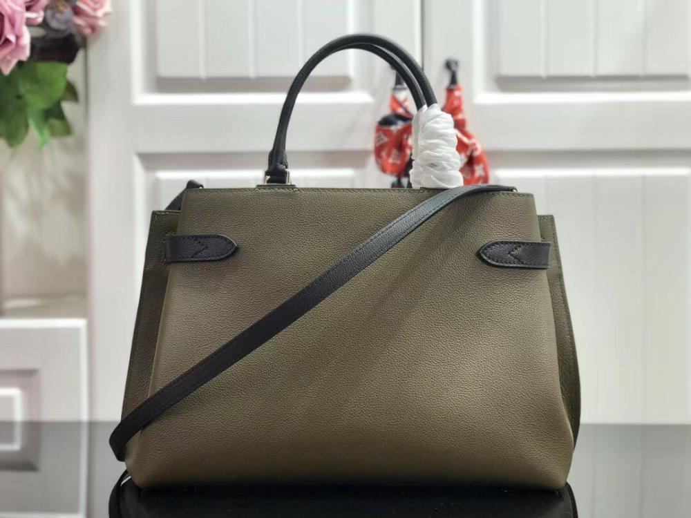 Leather Top Handle Bag