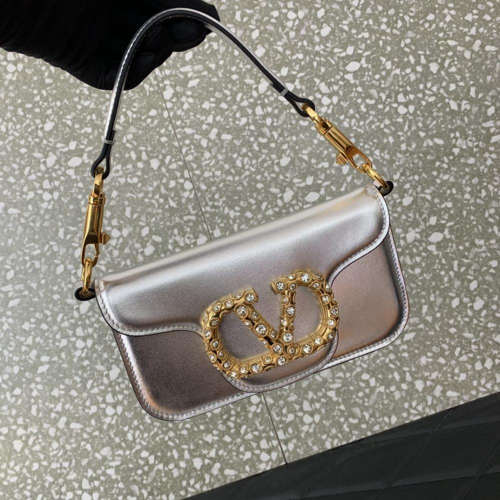 Crystal-Embellished Calfskin Wallet