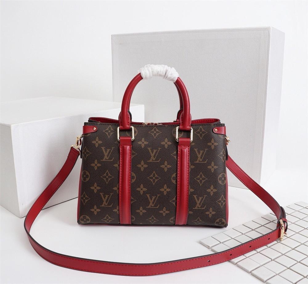 Modern Gold Monogram Leather Crossbody Bag