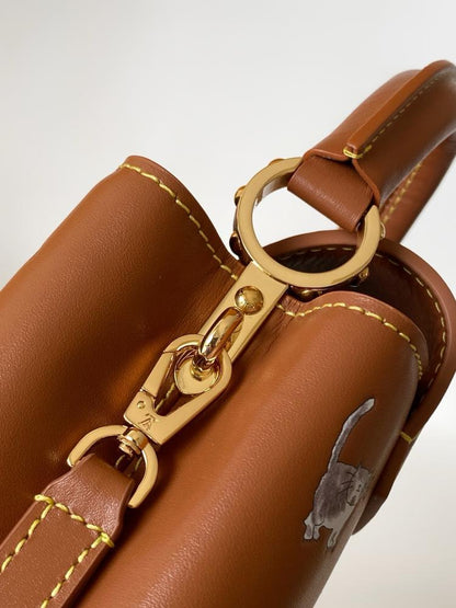 Classic Calfskin Shoulder Bag