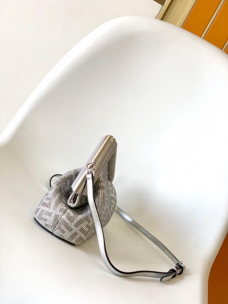Crystal-Embellished Leather Wallet