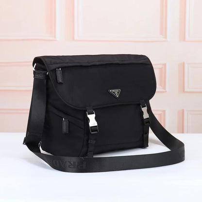 Classic Italian-Inspired Nylon Bag