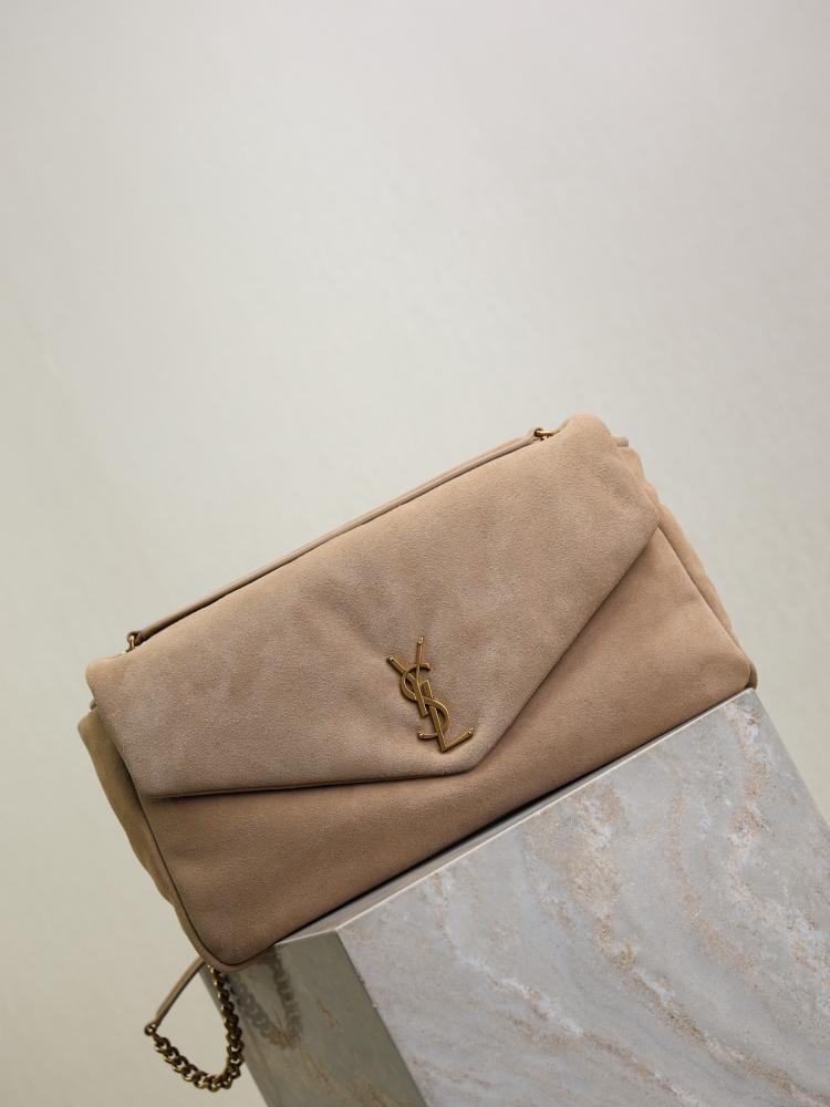 Suede Top Handle Bag