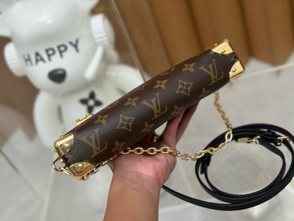 Modern Premium Leather Top Handle Bag