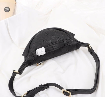 Classic Luxury Monogram Leather Shoulder Bag
