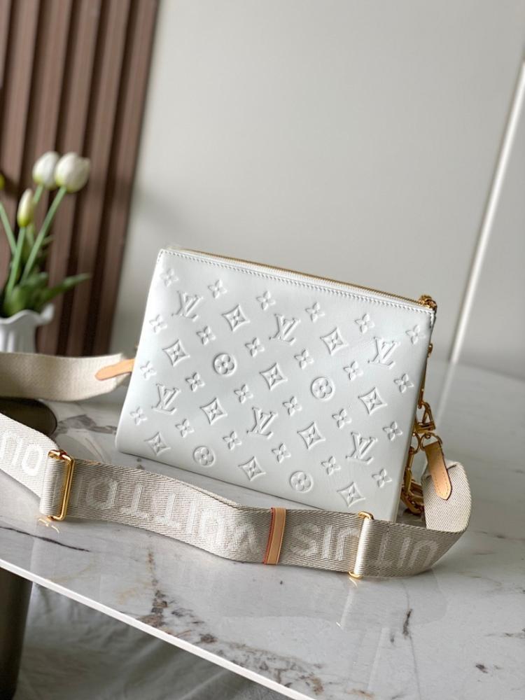 Modern Luxury Monogram Leather Top Handle Bag