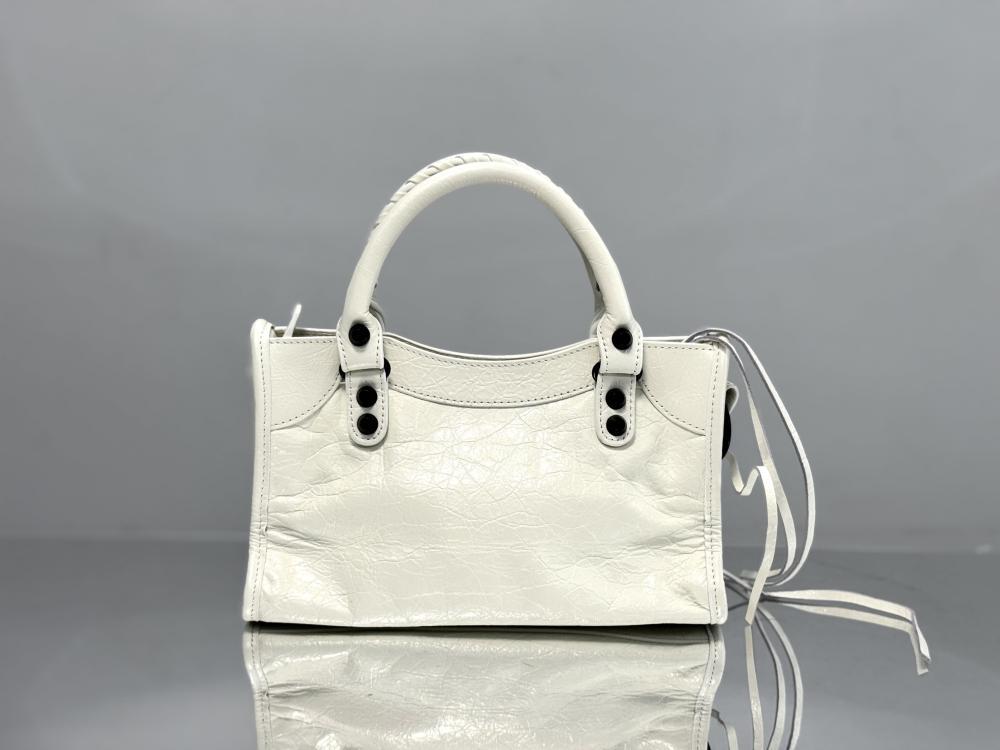 Luxury Leather Top Handle Bag