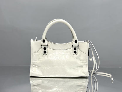 Luxury Leather Top Handle Bag