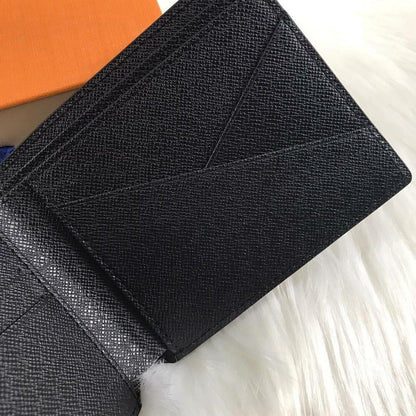 Modern Luxury Silver Leather Wallet