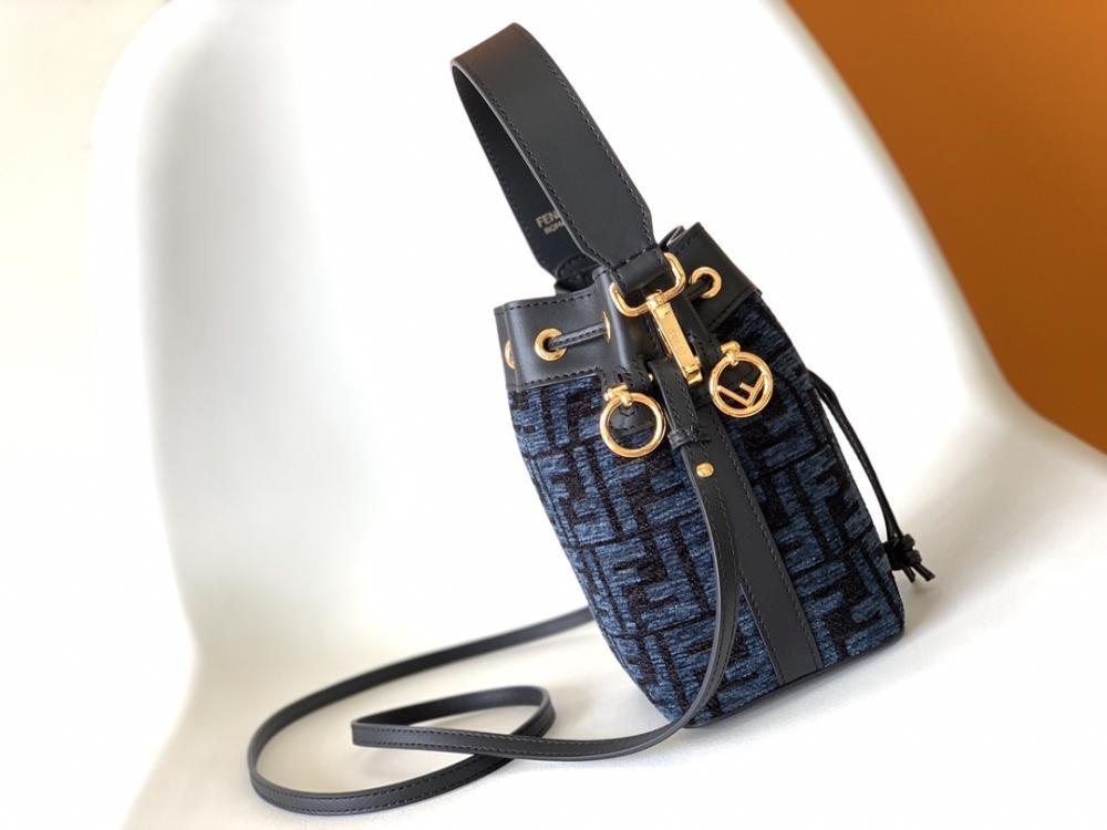 Embroidered Bucket Bag