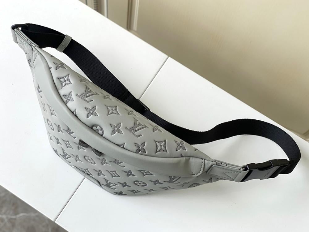 Luxury Refined Grey Leather Bag