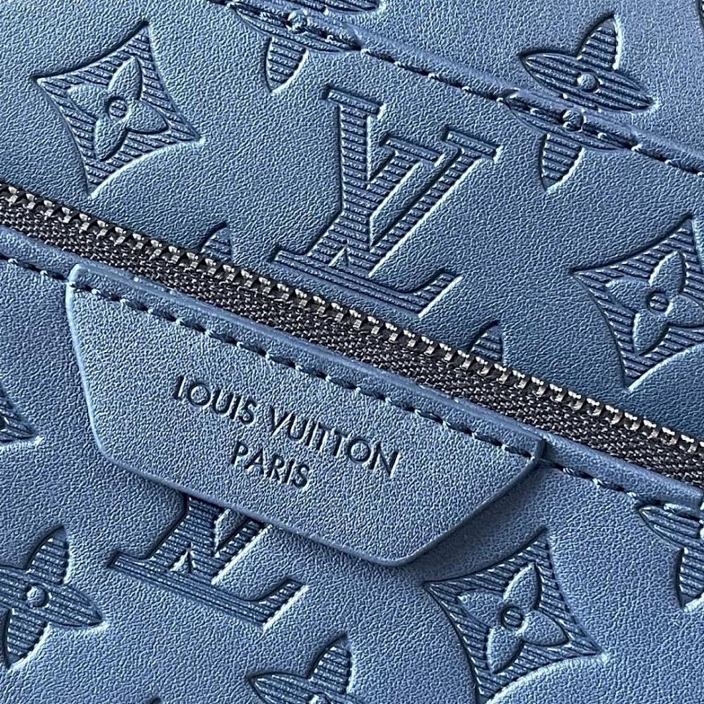 Classic Refined Monogram Calfskin Shoulder Bag