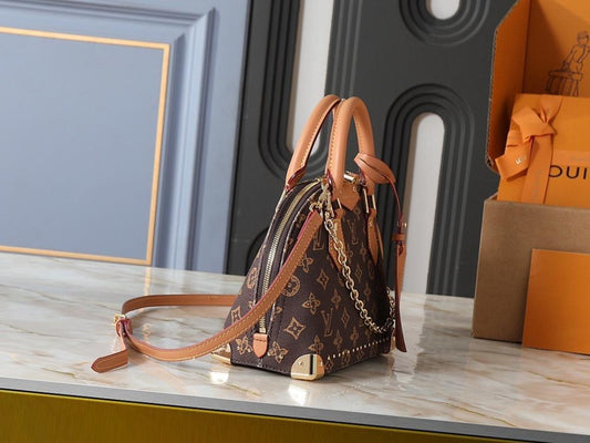 Alma Calfskin Shoulder Bag