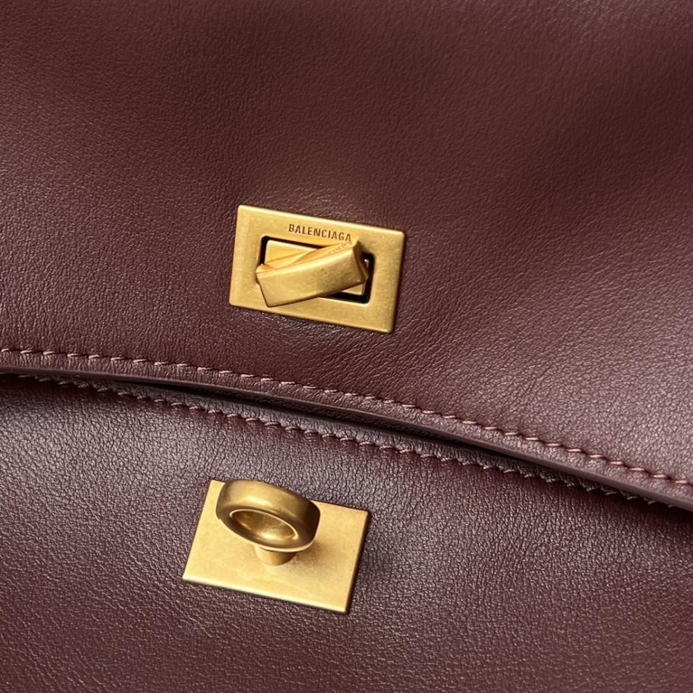 Luxury Leather Top Handle Bag
