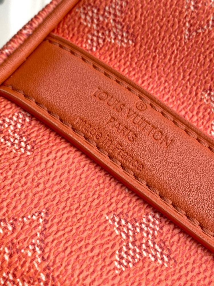 Keepall Monogram Leather Travel Bag