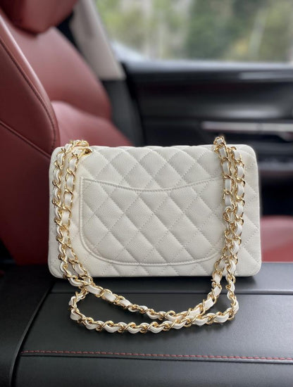 Classic Leather Top Handle Bag