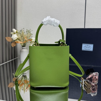 Leather Bucket Bag