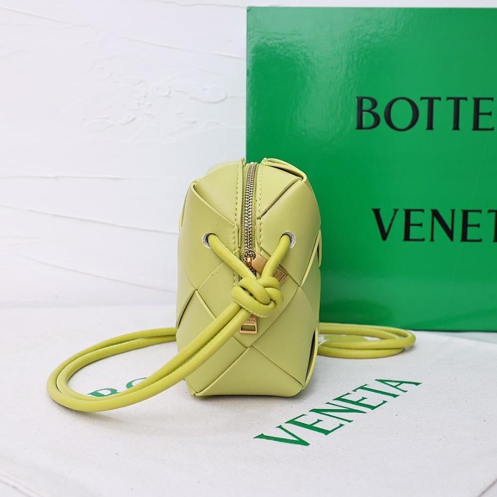 Luxury Refined Woven Calfskin Top Handle Bag