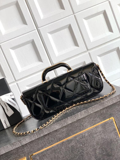 Leather Top Handle Bag