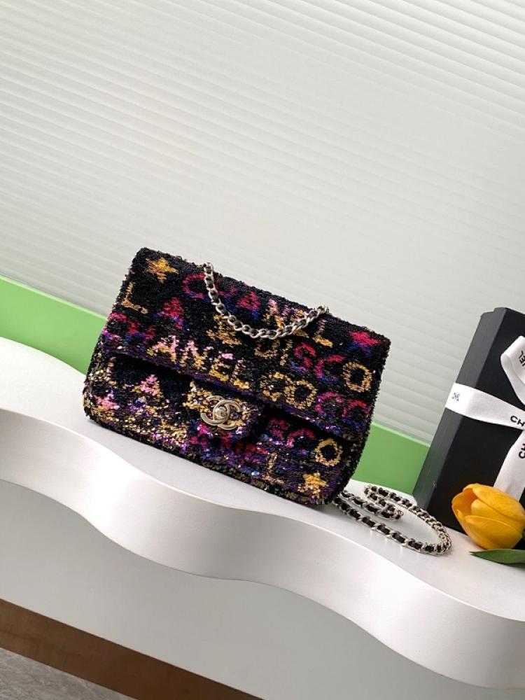 Embroidered Top Handle Bag