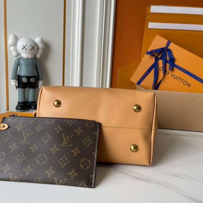 Luxury Refined Calfskin Top Handle Bag