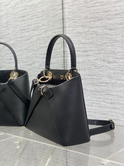 Luxury Leather Top Handle Bag