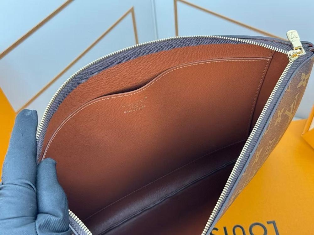 Alma Gold Monogram Travel Bag