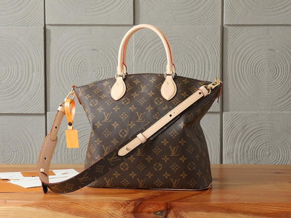 Kate Gold Monogram Shoulder Bag