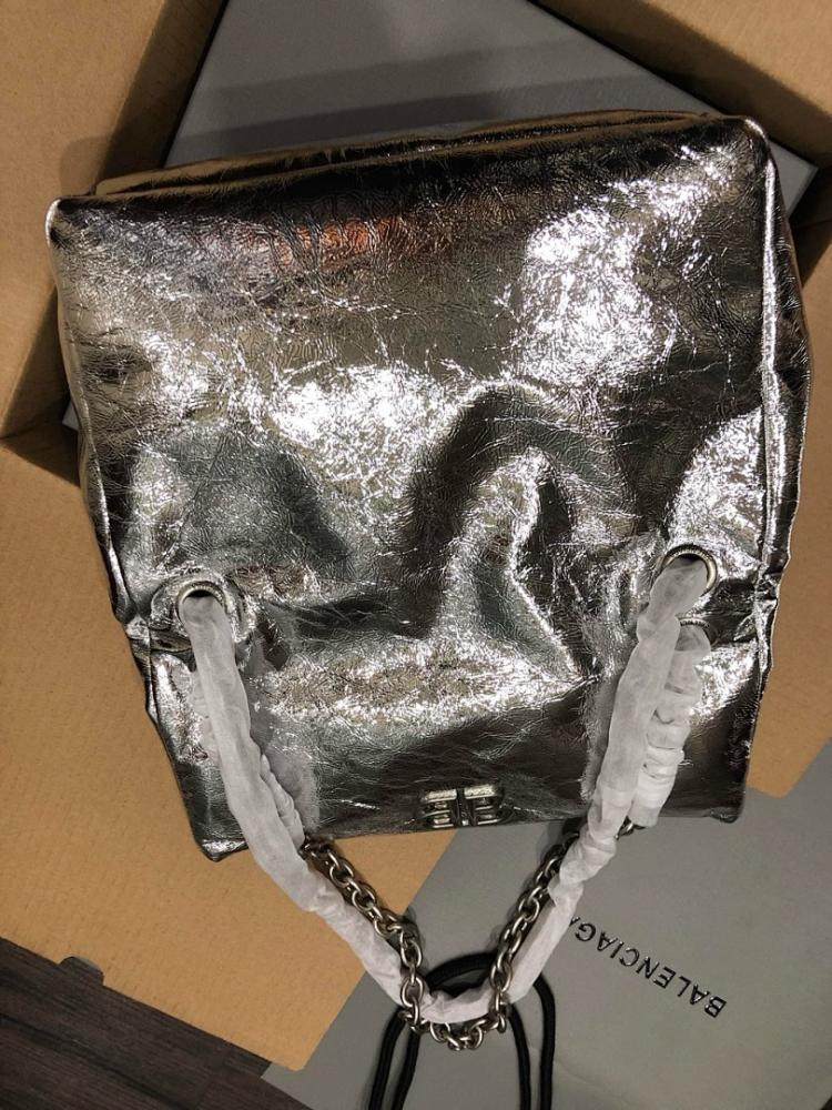 Stylish Refined Calfskin Top Handle Bag