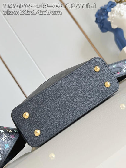 Leather Top Handle Bag