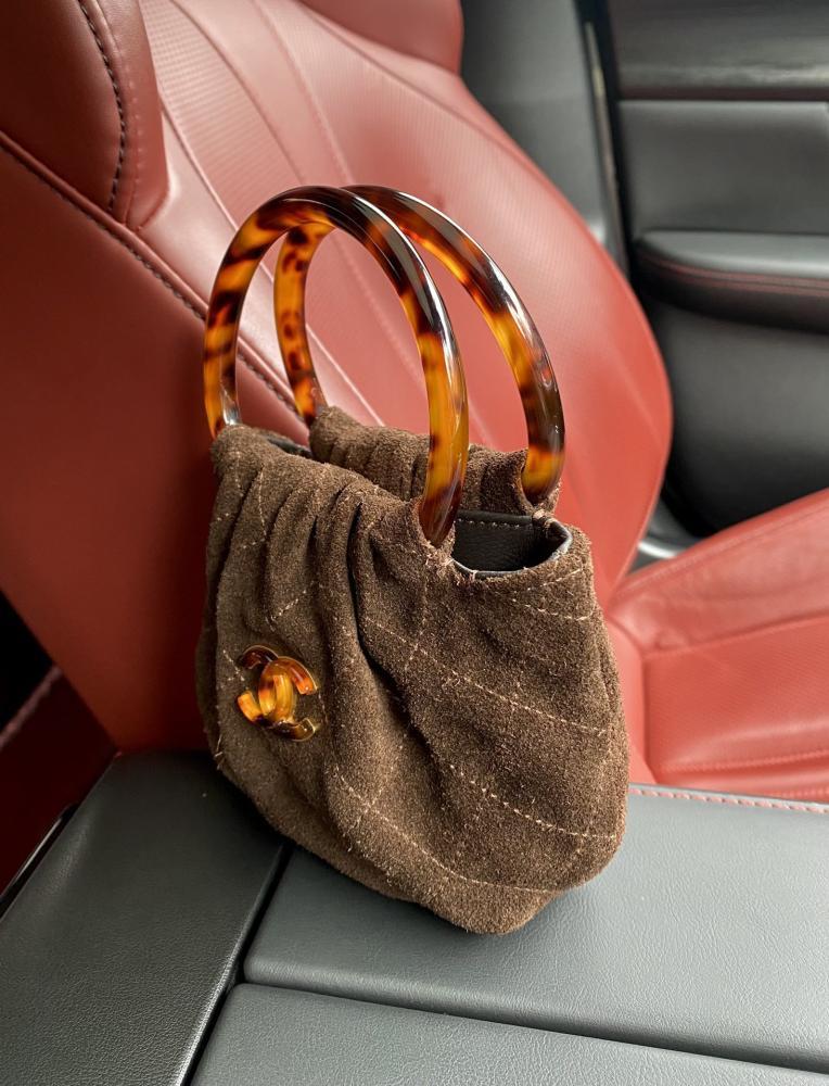 Leather Top Handle Bag