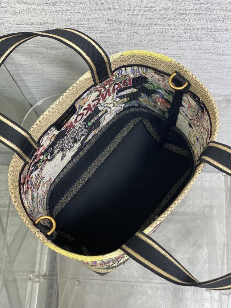Embroidered Top Handle Bag