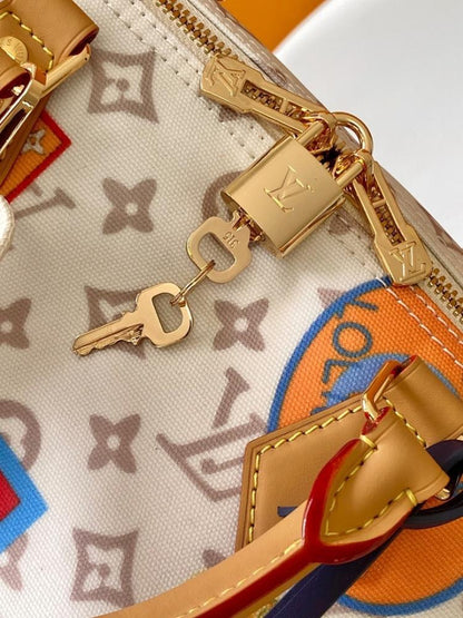 Modern Italian-Inspired Monogram Shoulder Bag