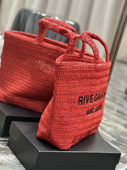 Stylish Woven Raffia Top Handle Bag – Special Edition