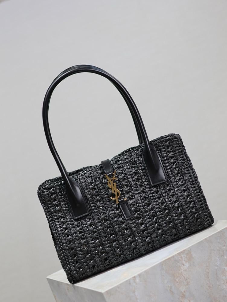 Classic Italian-Inspired Woven Leather Bag