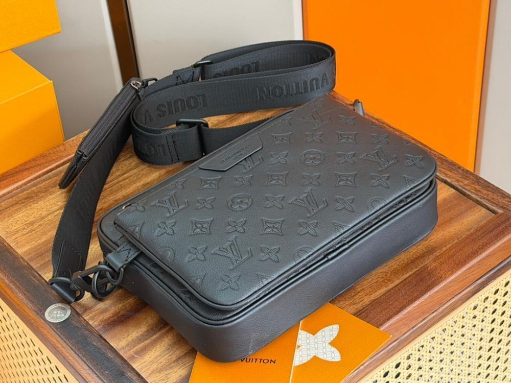 Luxury Refined Monogram Calfskin Shoulder Bag