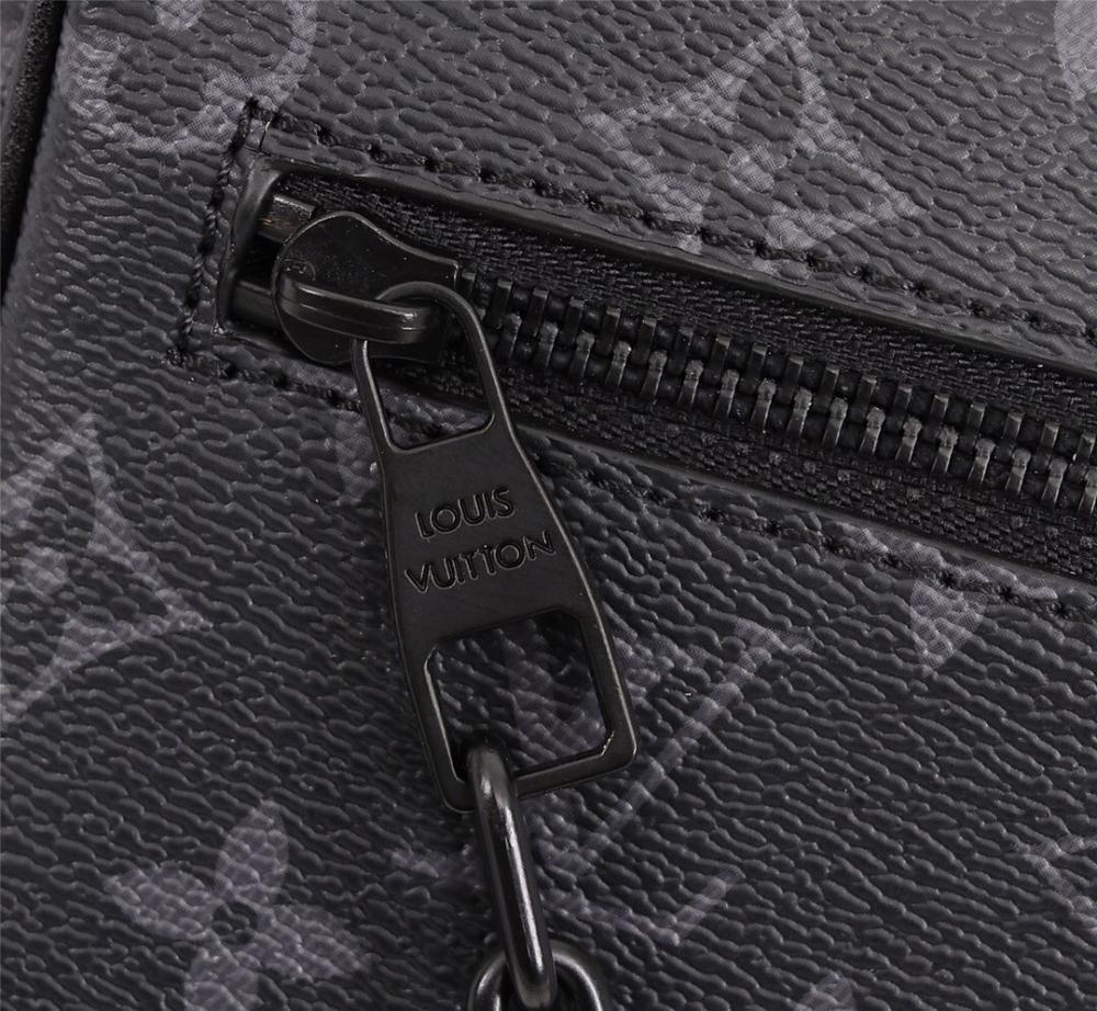 Modern Monogram Canvas Crossbody Bag – Limited Edition
