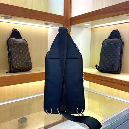Modern Refined Leather Shoulder Bag