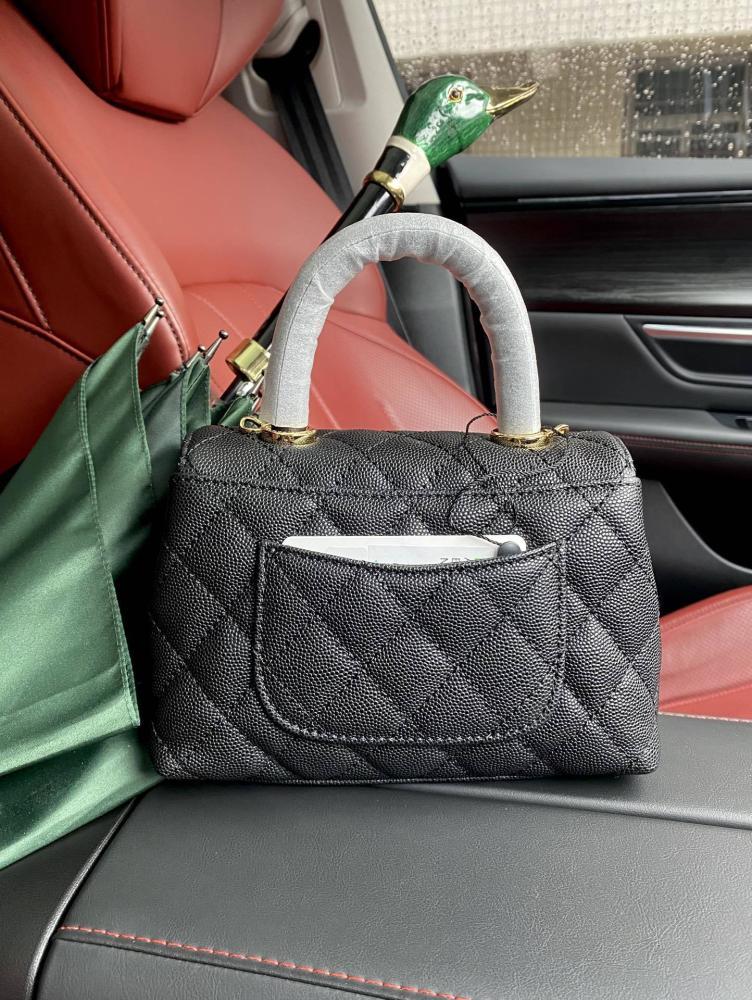 Leather Top Handle Bag