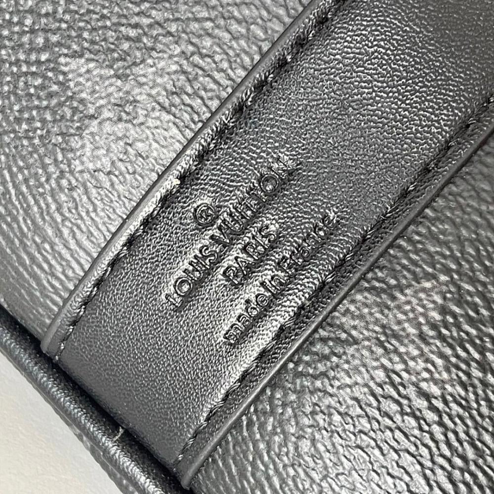 Keepall Monogram Leather Travel Bag