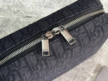 Classic Modern Black Printed Top Handle Bag