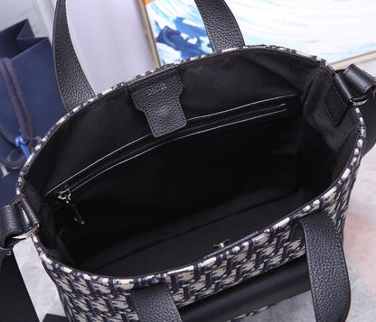 Elegant Premium Black Calfskin Shoulder Bag