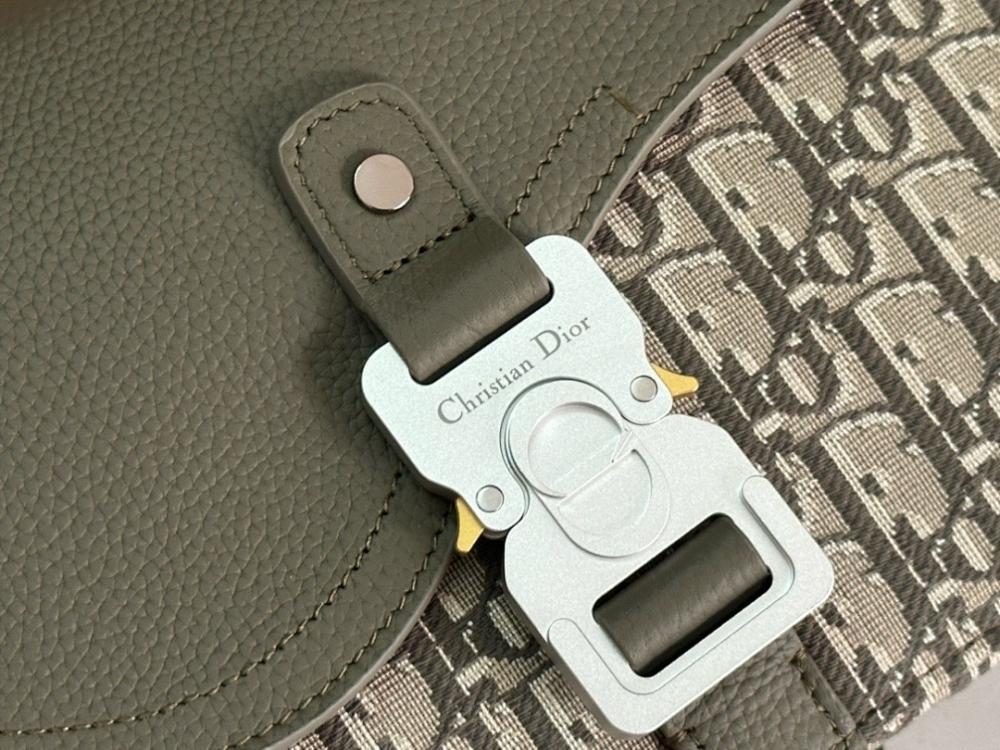 Saddle Printed Leather Shoulder Bag