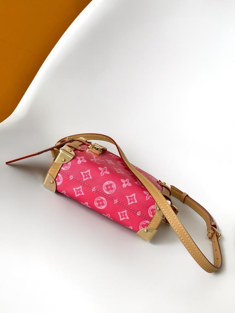 Classic Gold Leather Top Handle Bag